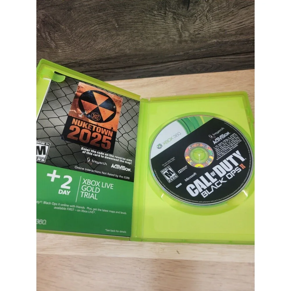 Call of Duty Black Ops 2 Xbox 360 CIB Black Ops II 360 Xbox